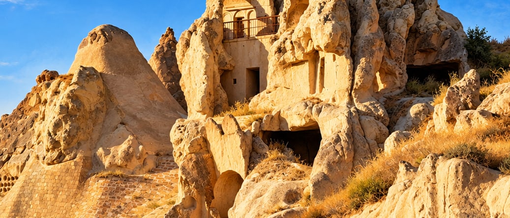 Göreme Open Air Museum çizimi, Nevşehir