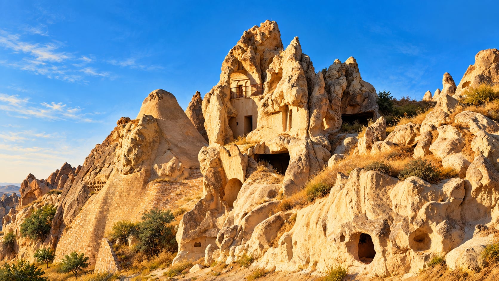 Göreme Open Air Museum çizimi, Nevşehir