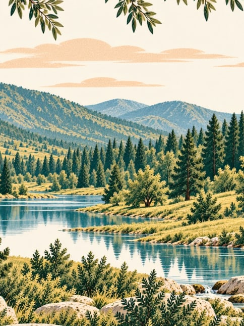 Ilustración: Parque Natural Görnek, Trabzon