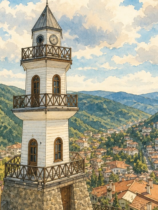 Ilustración: Torre de la Victoria de Göynük, Bolu