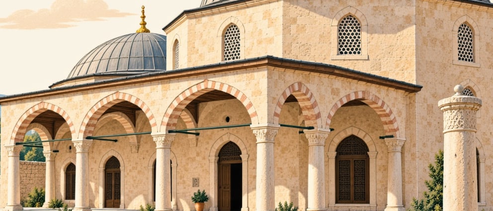 Gülbaba Tomb çizimi, Niğde