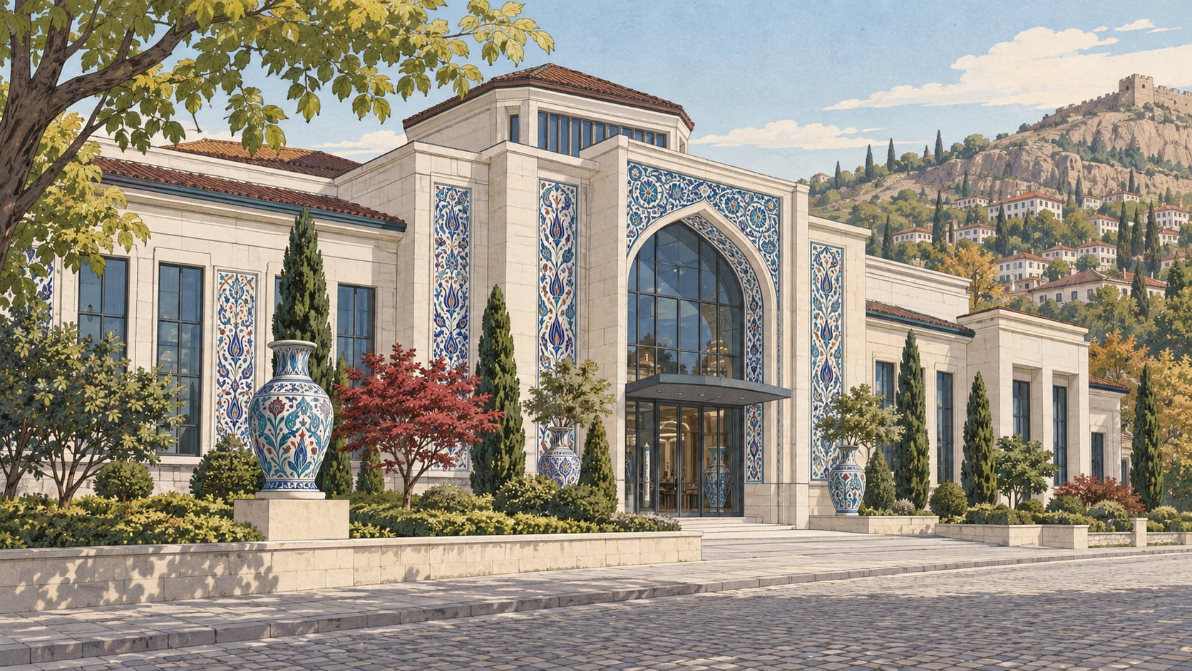 Gülsüm Güral Museum çizimi, Kütahya