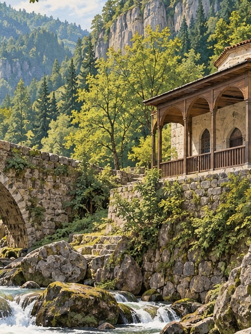 Ilustración: Área natural de Gümeli, Zonguldak