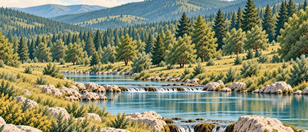 Gümüldür Nature Park çizimi, İzmir