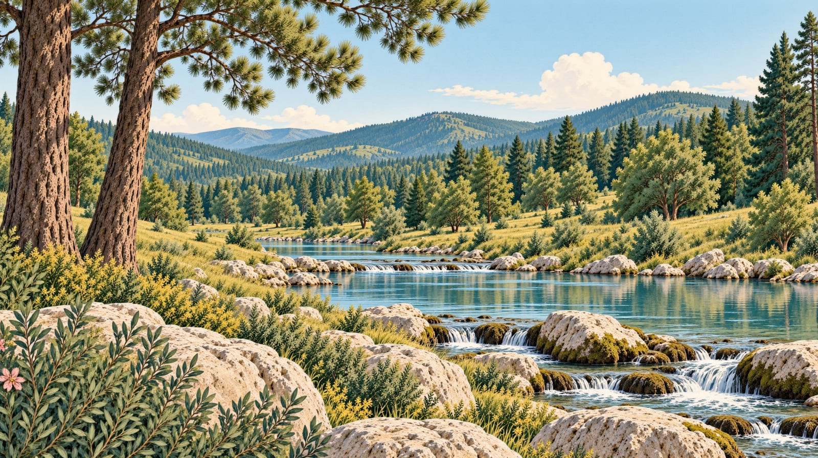 Gümüldür Nature Park çizimi, İzmir