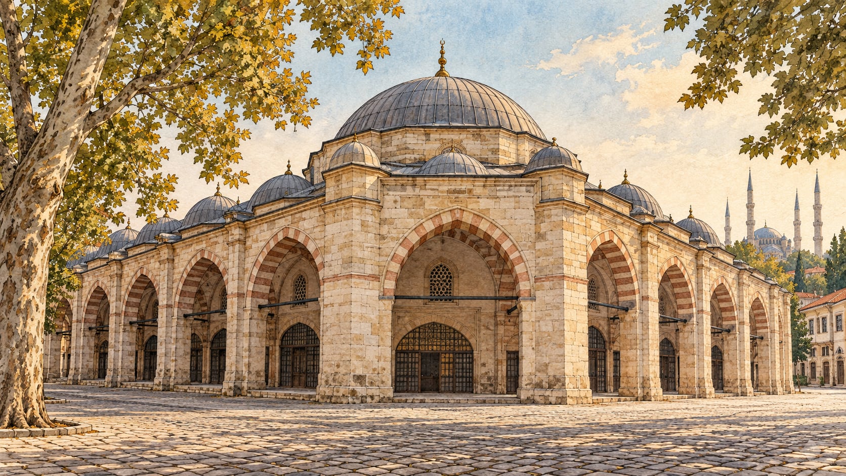 Güpür Bath çizimi, Çorum