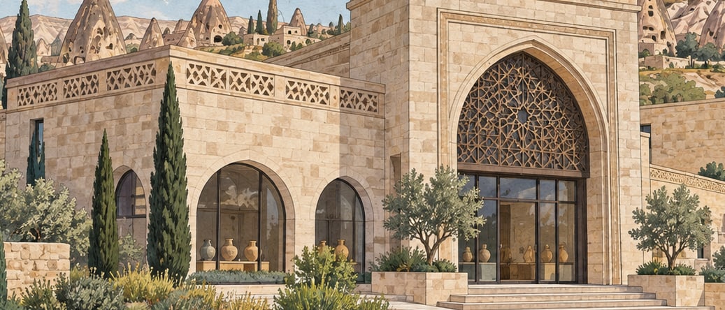 Güray Museum çizimi, Nevşehir