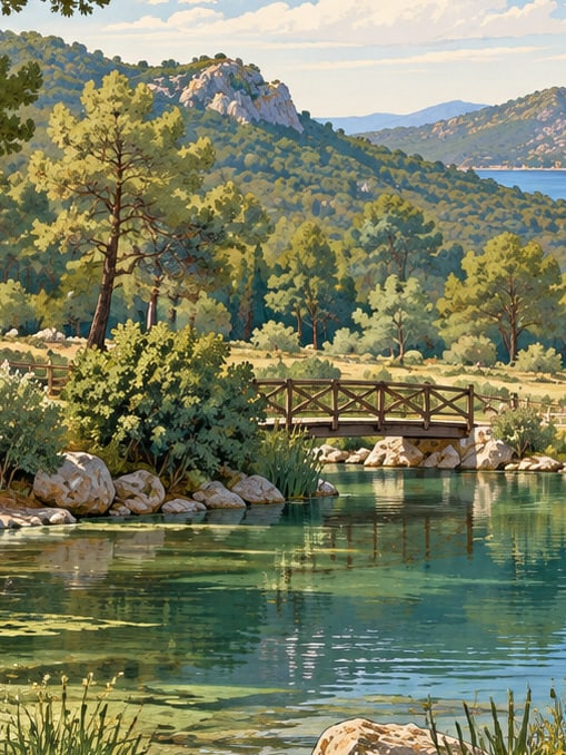 Ilustración: Parque Natural del Cañón de Gürleyen, Konya