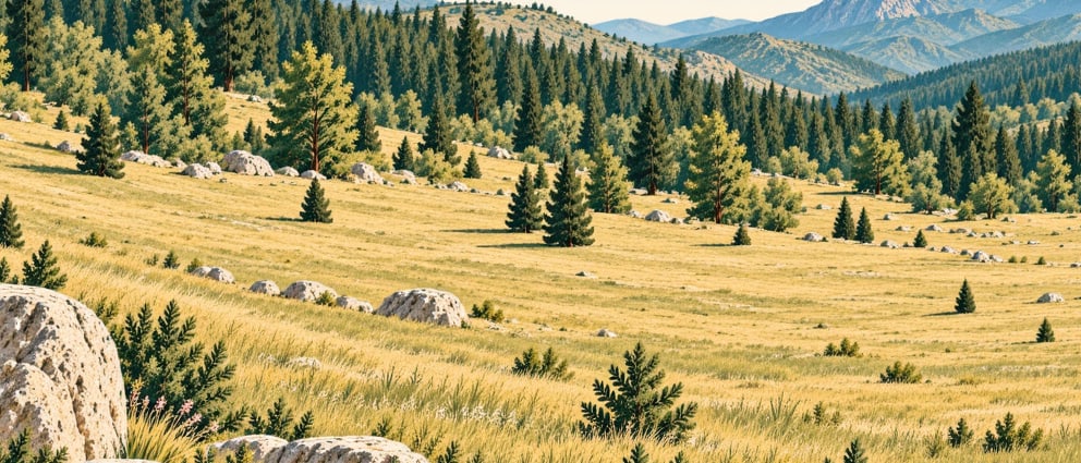 Güvende Plateau çizimi, Gümüşhane