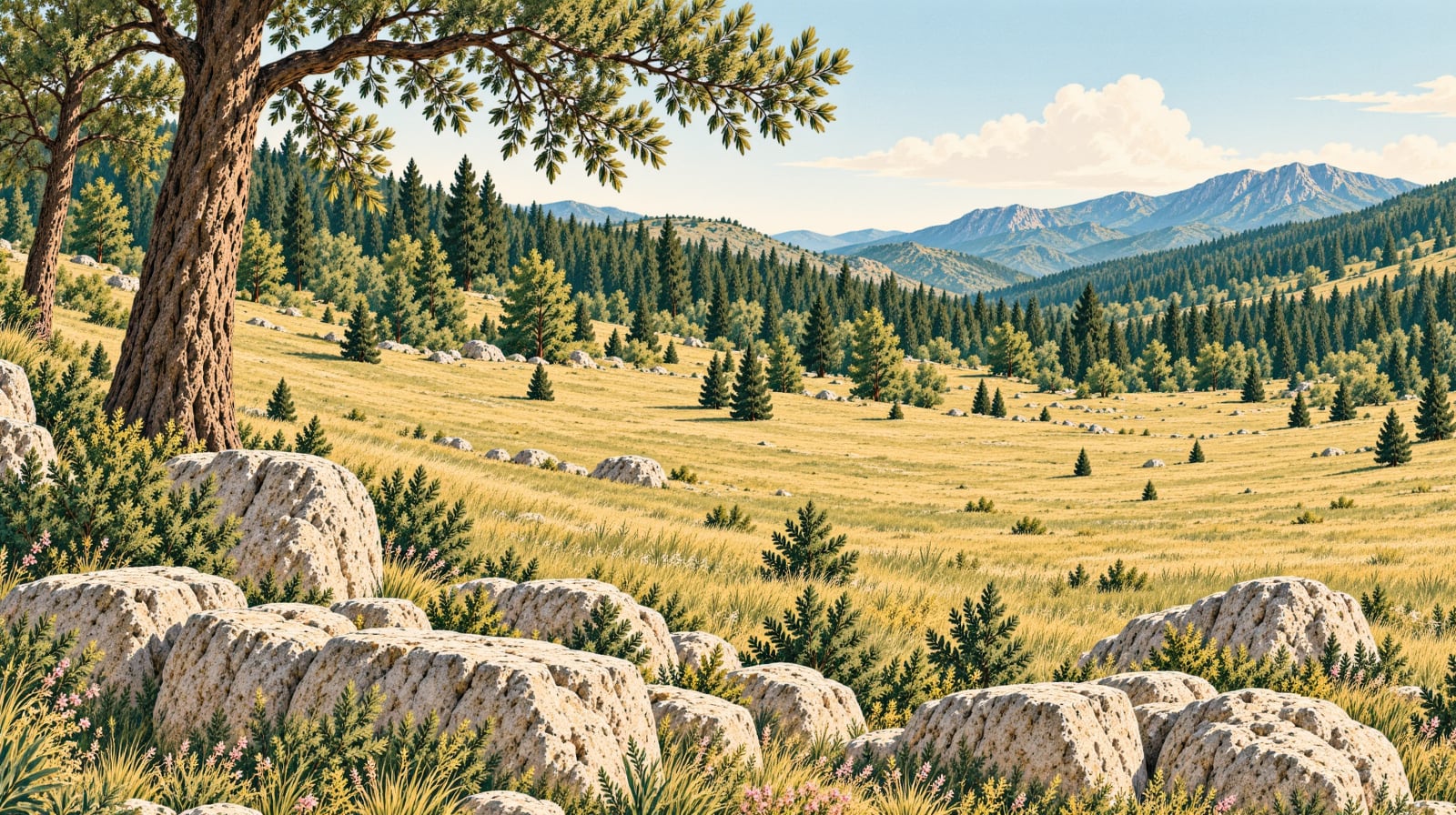 Güvende Plateau çizimi, Gümüşhane