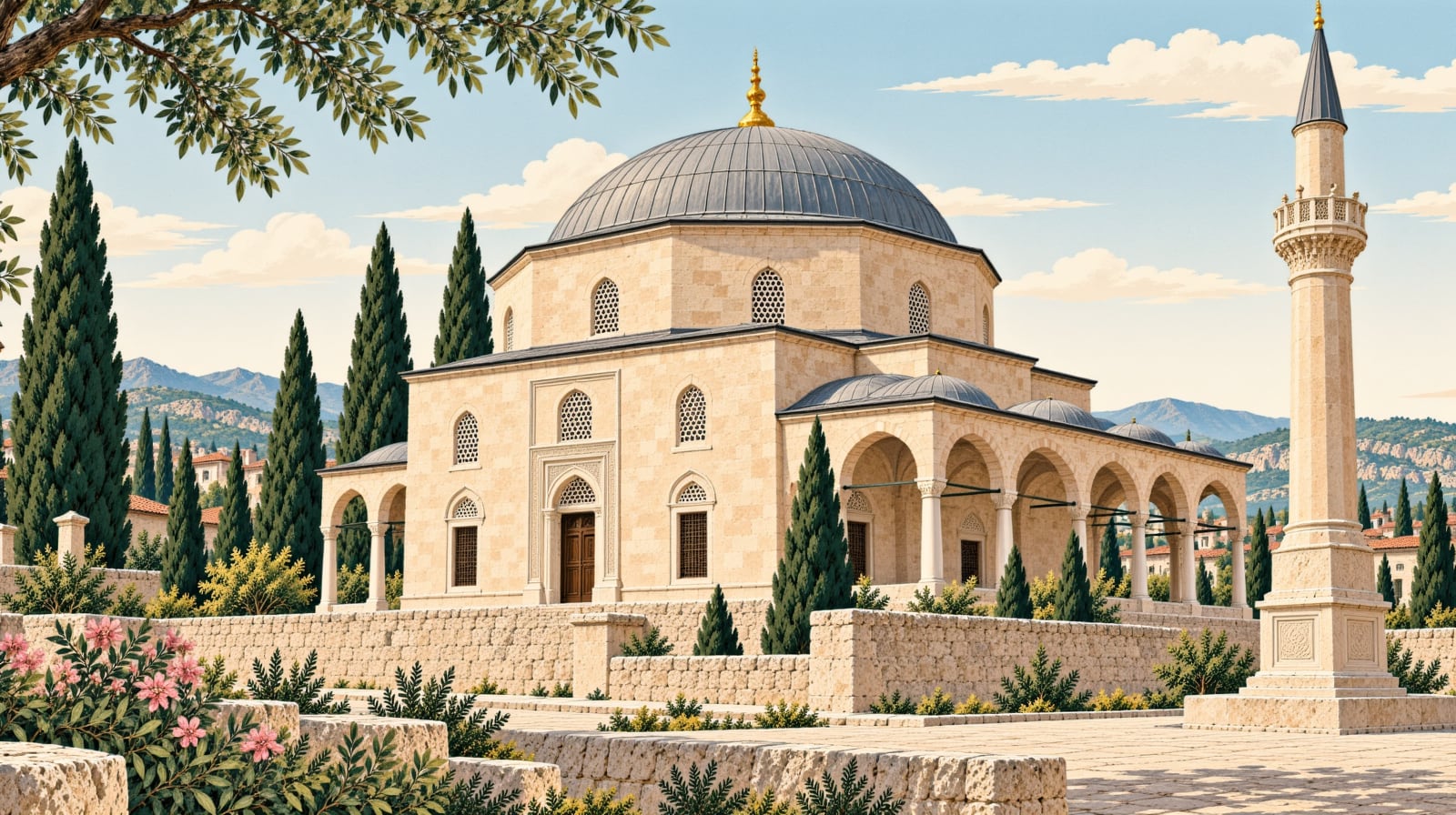 Habib-i Neccar Mosque çizimi, Hatay