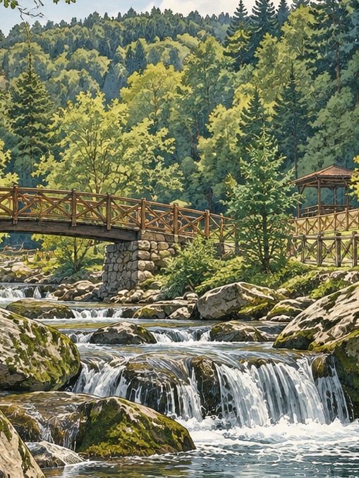 Ilustración: Parque Natural del Arroyo Hacet, İstanbul