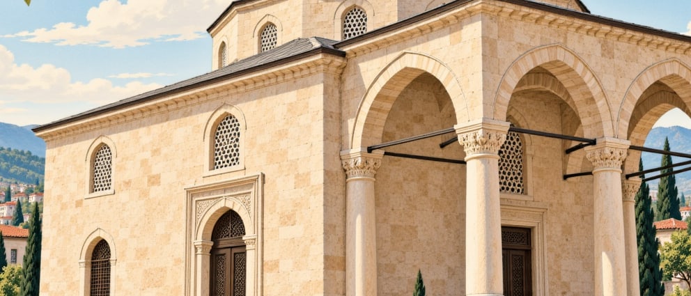Hacı Bayram-ı Veli Tomb çizimi, Ankara