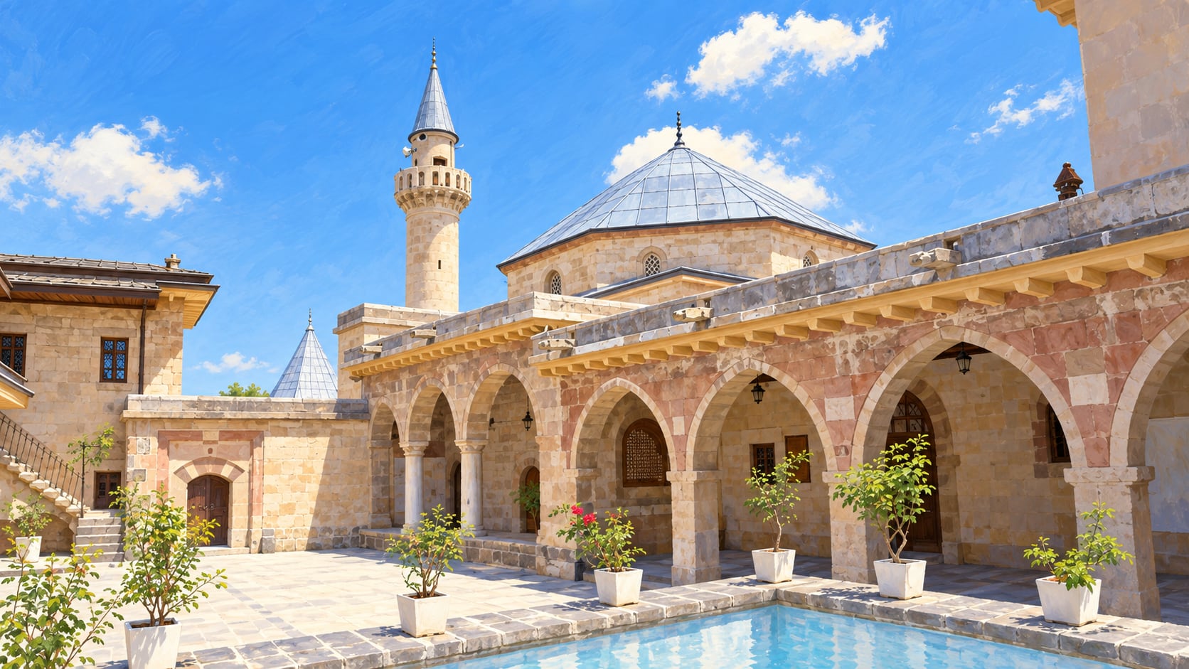 Hacı Bektaş Veli Museum çizimi, Nevşehir