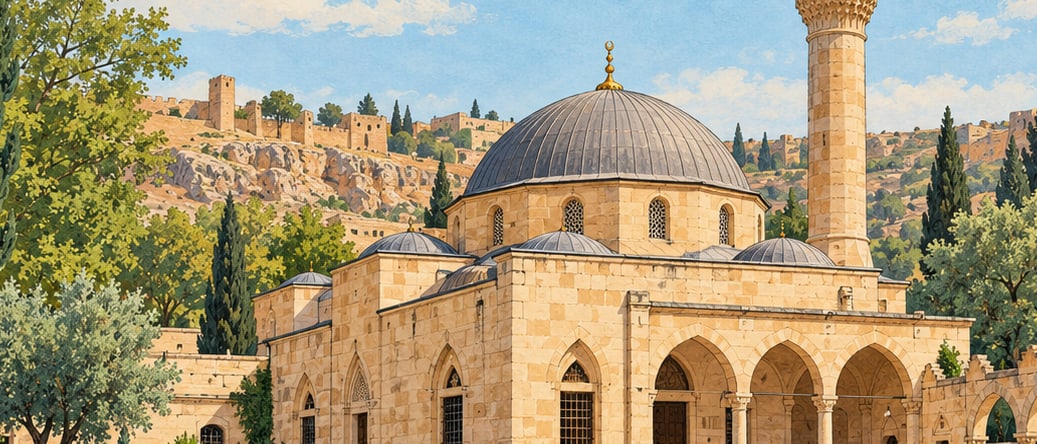 Hacı Lütfullah Mosque çizimi, Şanlıurfa