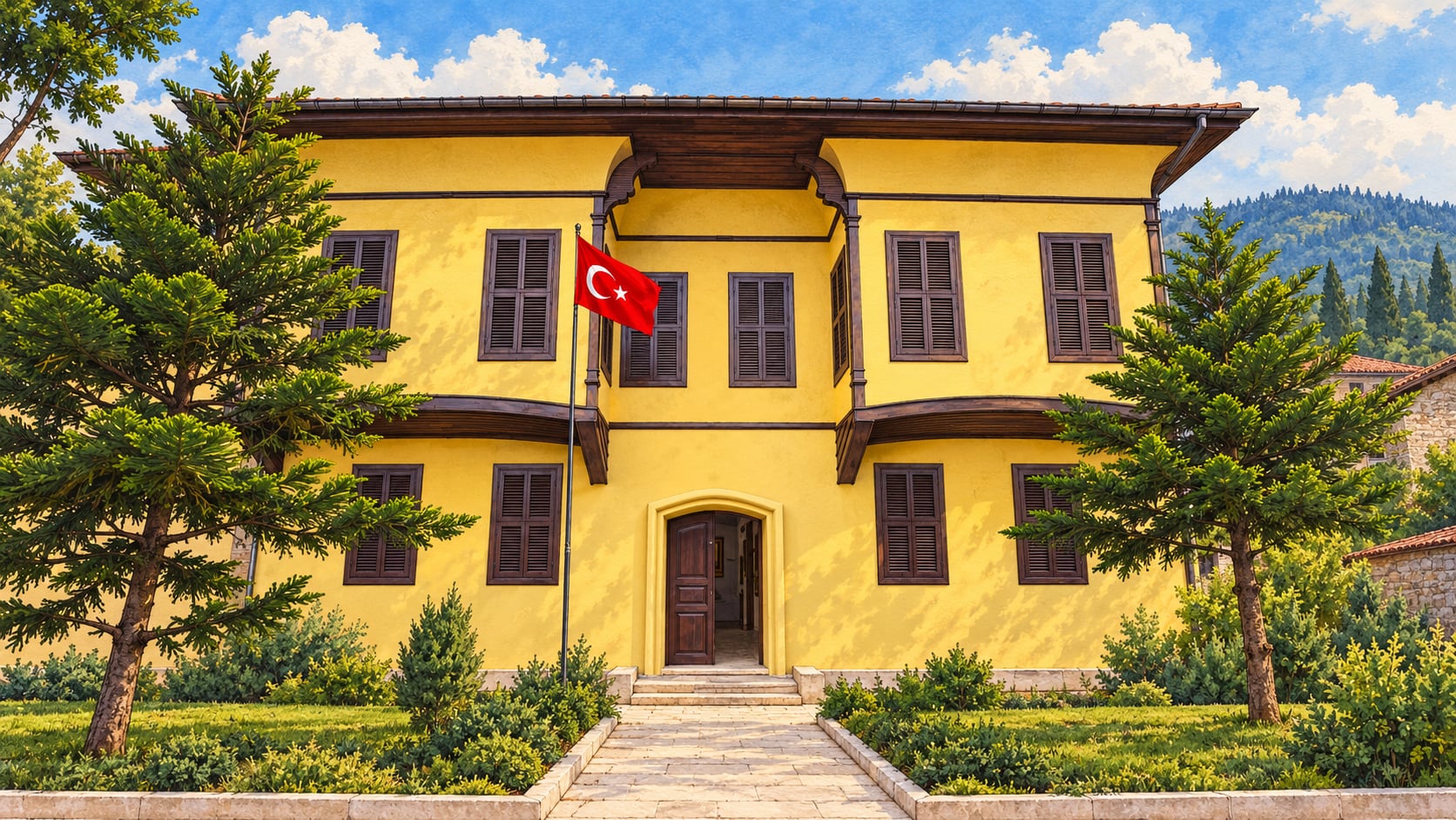 Hacı Ömer Sabancı Cultural Centre çizimi, Adana