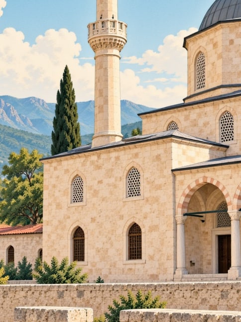 Ilustración: Mezquita de Hacı Şeref, Muş