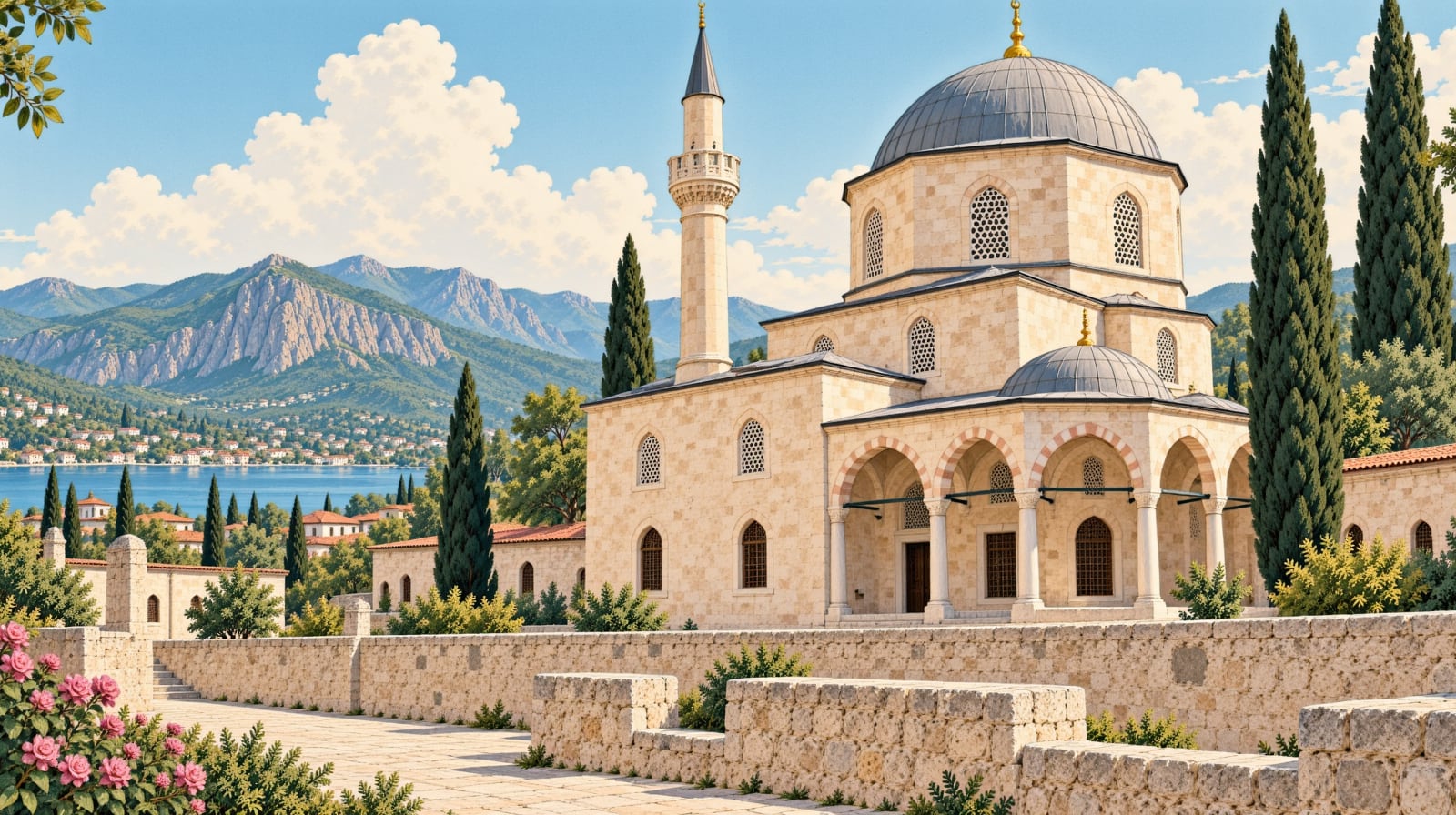 Hacı Şeref Mosque çizimi, Muş