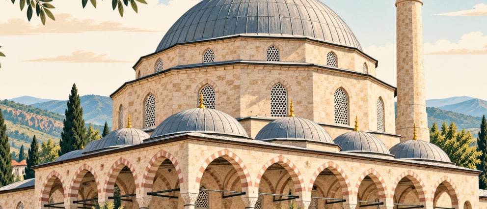Hacı Veli Mosque çizimi, Gaziantep