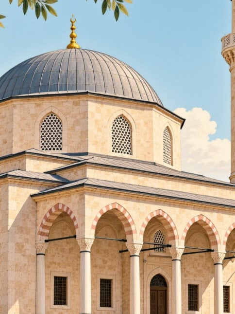 Ilustración: Mezquita de Hacı Yadigâr, Şanlıurfa