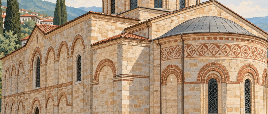 Hagios Georgios Rum-ortodoks Church çizimi, Bilecik
