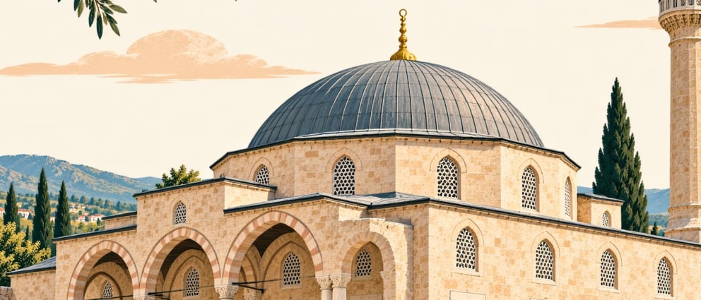 Haho Church / Stone Mosque çizimi, Erzurum