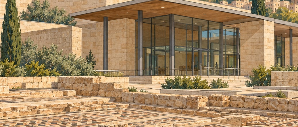 Haleplibahçe Mosaic Museum çizimi, Şanlıurfa