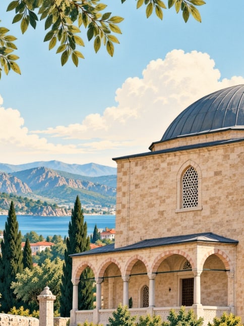 Ilustración: Mezquita de Halil Bey, Tokat