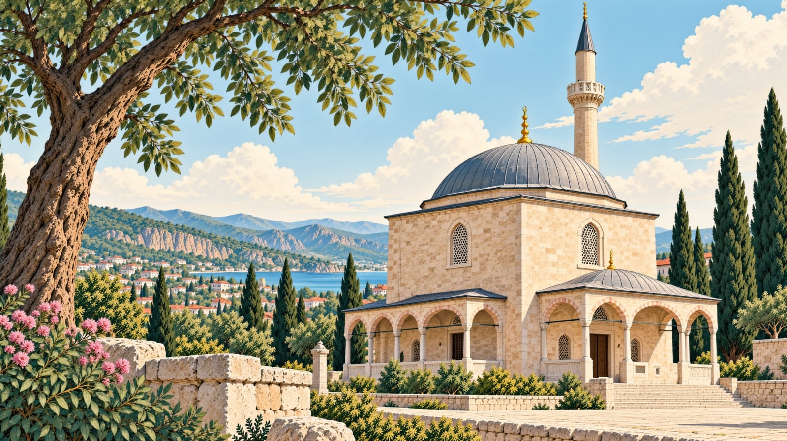 Halil Bey Mosque çizimi, Tokat