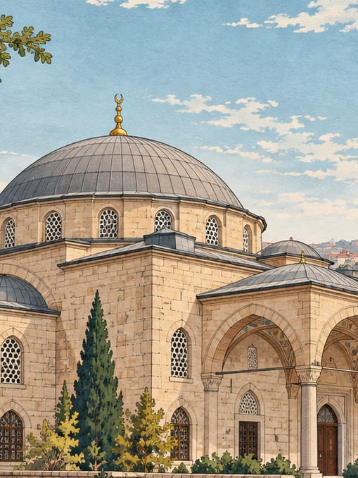 Ilustración: Madrasa de Halilürrahman, Şanlıurfa