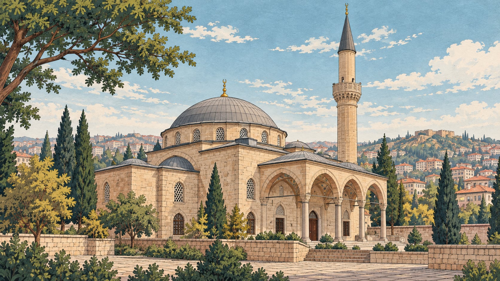 Halilürrahman Madrasa çizimi, Şanlıurfa
