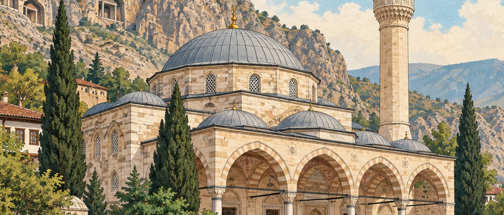 Hallacı Mahmud Mosque çizimi, Ankara