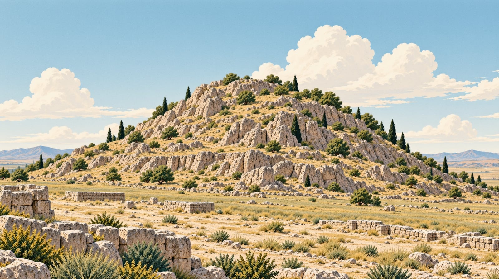 Hallan Çemi Mound çizimi, Batman