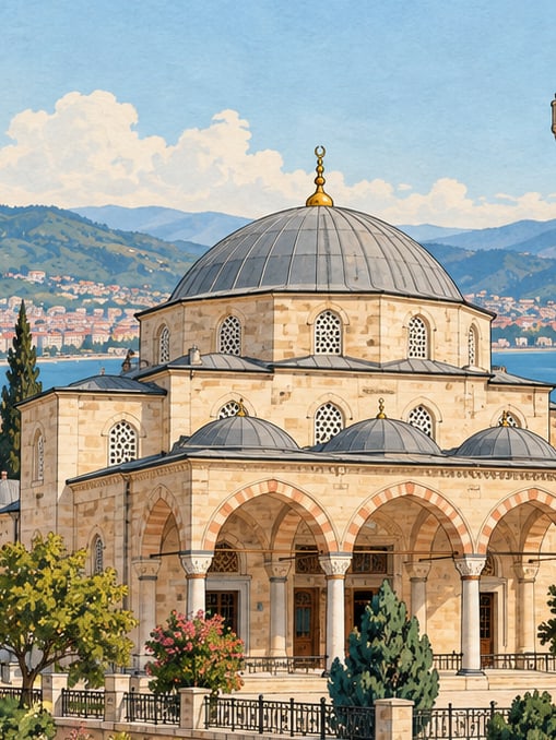 Ilustración: Mezquita de Hamidiye / Mezquita del Gobierno, Ordu
