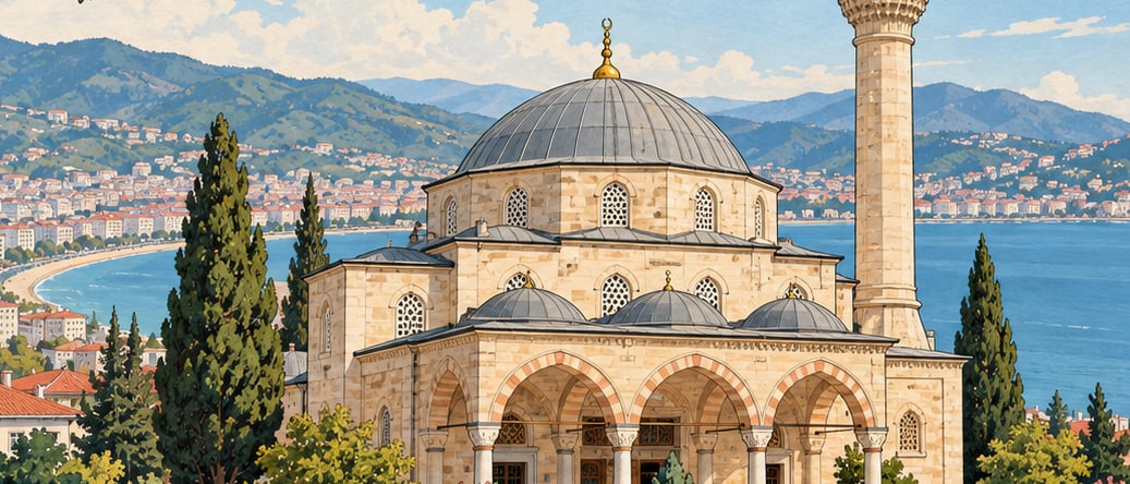 Hamidiye Mosque / Government Mosque çizimi, Ordu