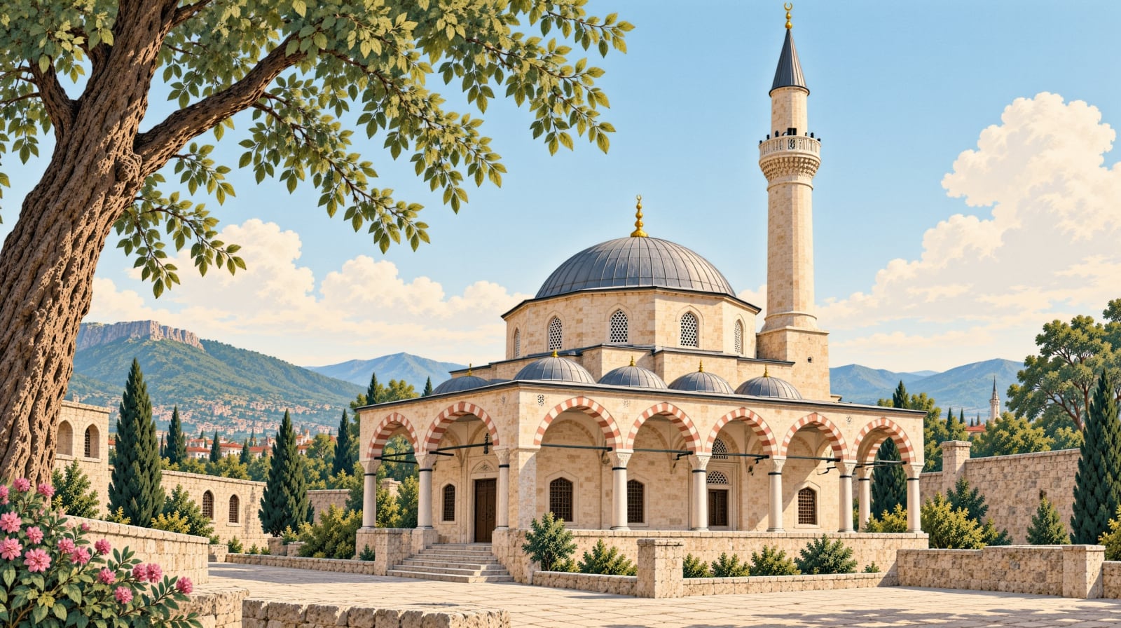 Hamidiye Mosque çizimi, Bilecik