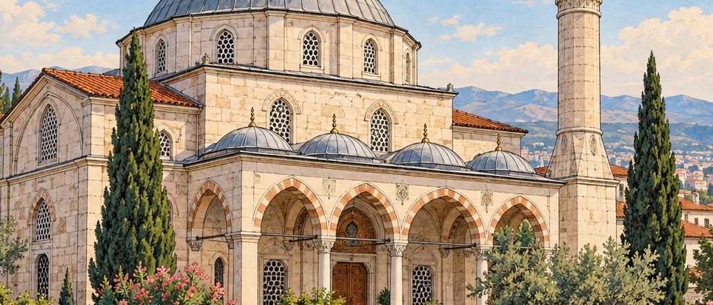 Hamidiye Mosque çizimi, Balıkesir