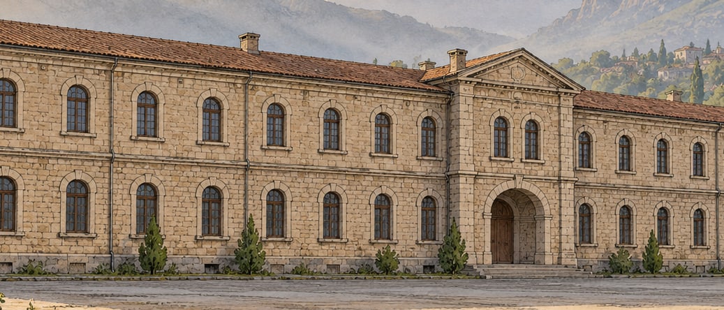 Hamidiye Barracks Building çizimi, Şırnak
