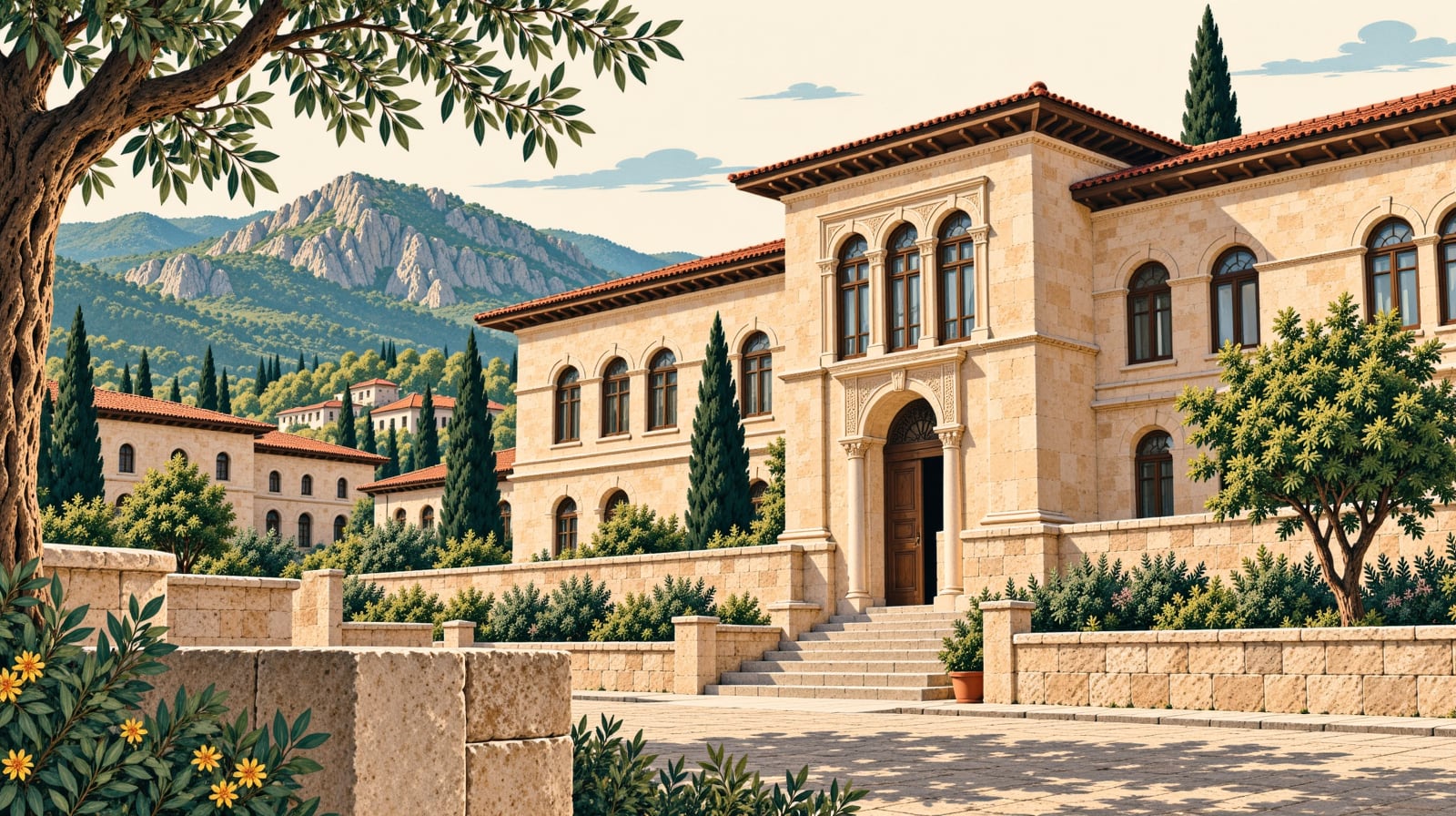 Hamiye Çolakoğlu Ceramics Museum çizimi, Ankara