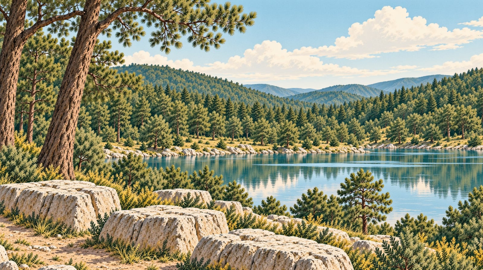 Hamsilos Nature Park çizimi, Sinop
