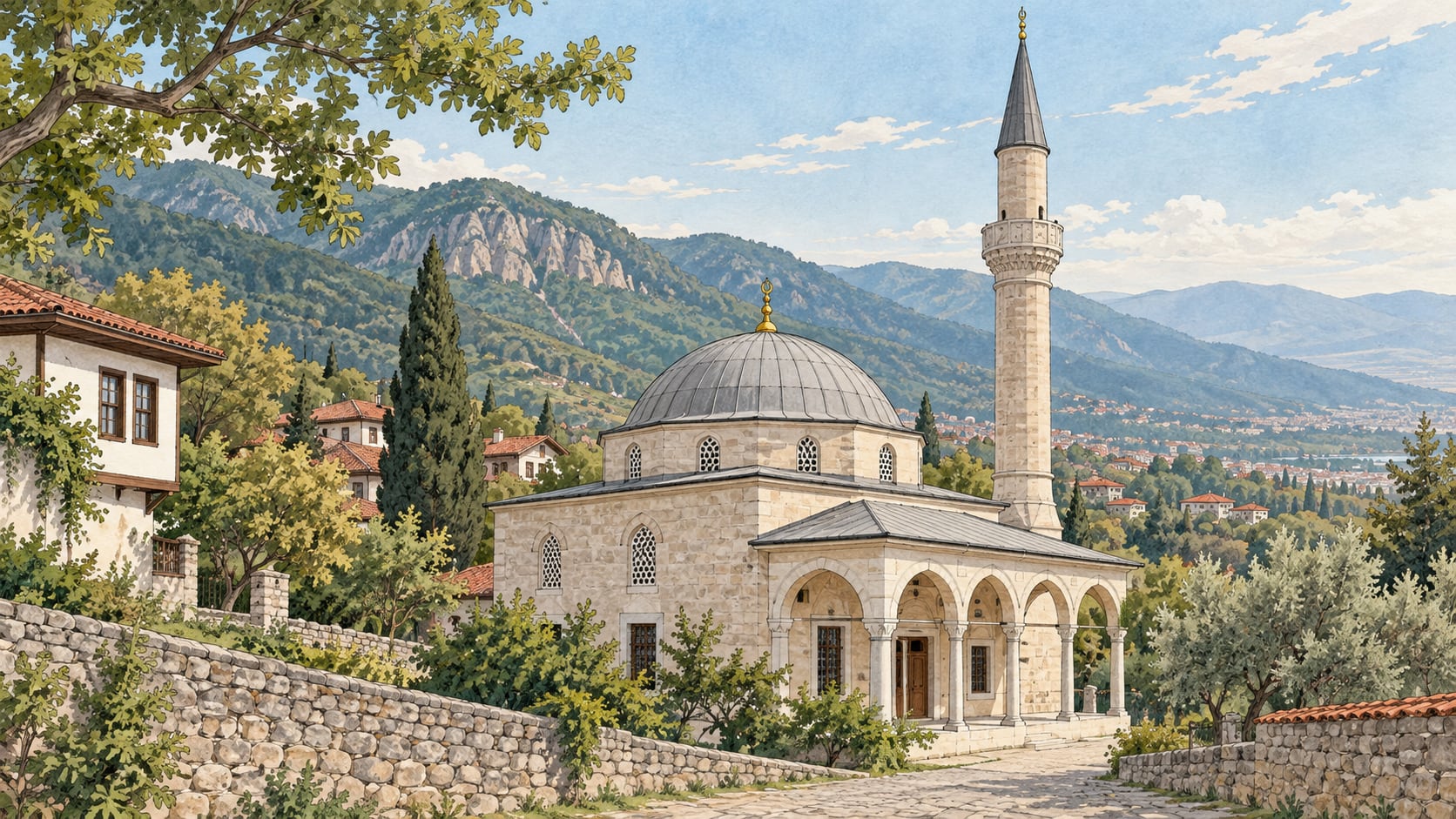 Hamşioğlu Rasim Bey Mansion çizimi, Ardahan