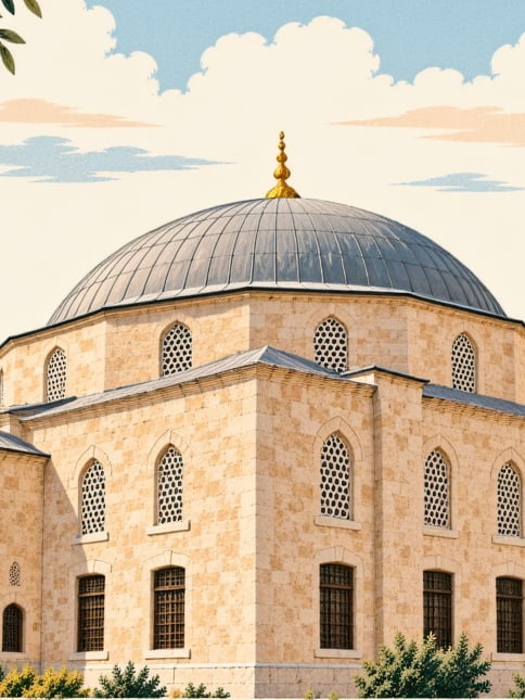 Ilustración: Mezquita de Hamurkesen, Van