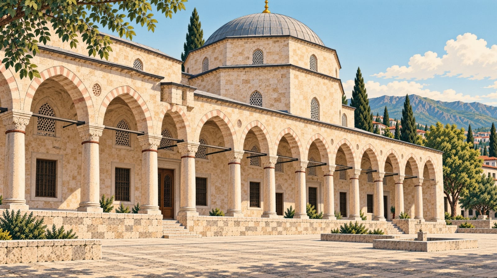 Harmandöven Caravanserai çizimi, Iğdır