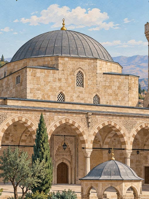 Ilustración: Gran Mezquita de Harput, Elazığ