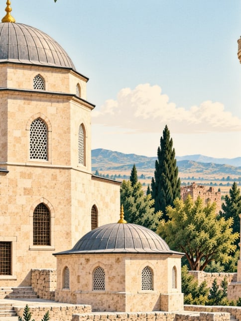 Ilustración: Gran Mezquita de Harran, Şanlıurfa