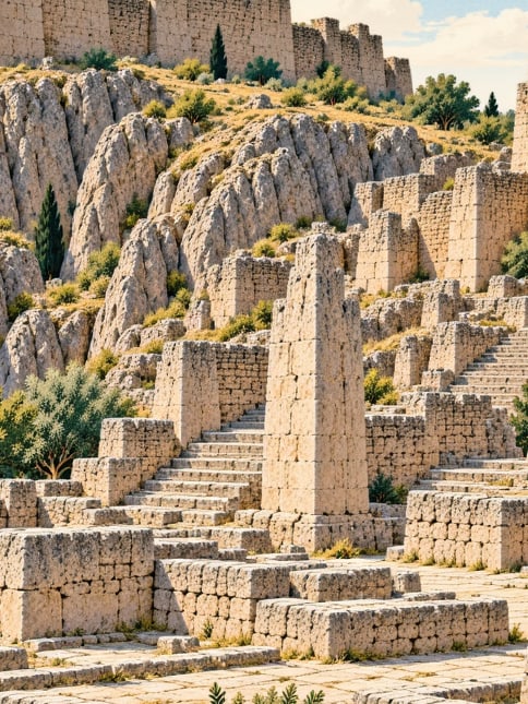 Ilustración: Castillo de Harun Reşit, Osmaniye