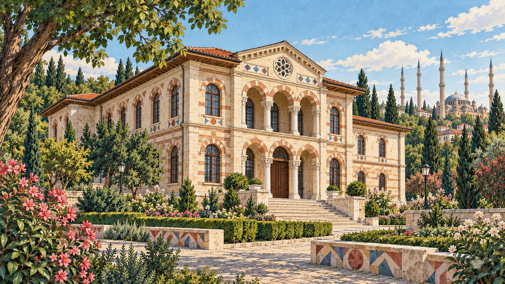Hasan Ali Yücel Children's Museum çizimi, Edirne