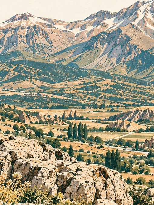 Ilustración: Monte Hasan, Aksaray