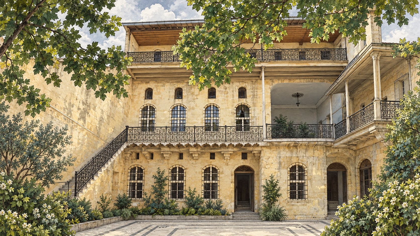 Hasan Süzer Ethnography Museum çizimi, Gaziantep