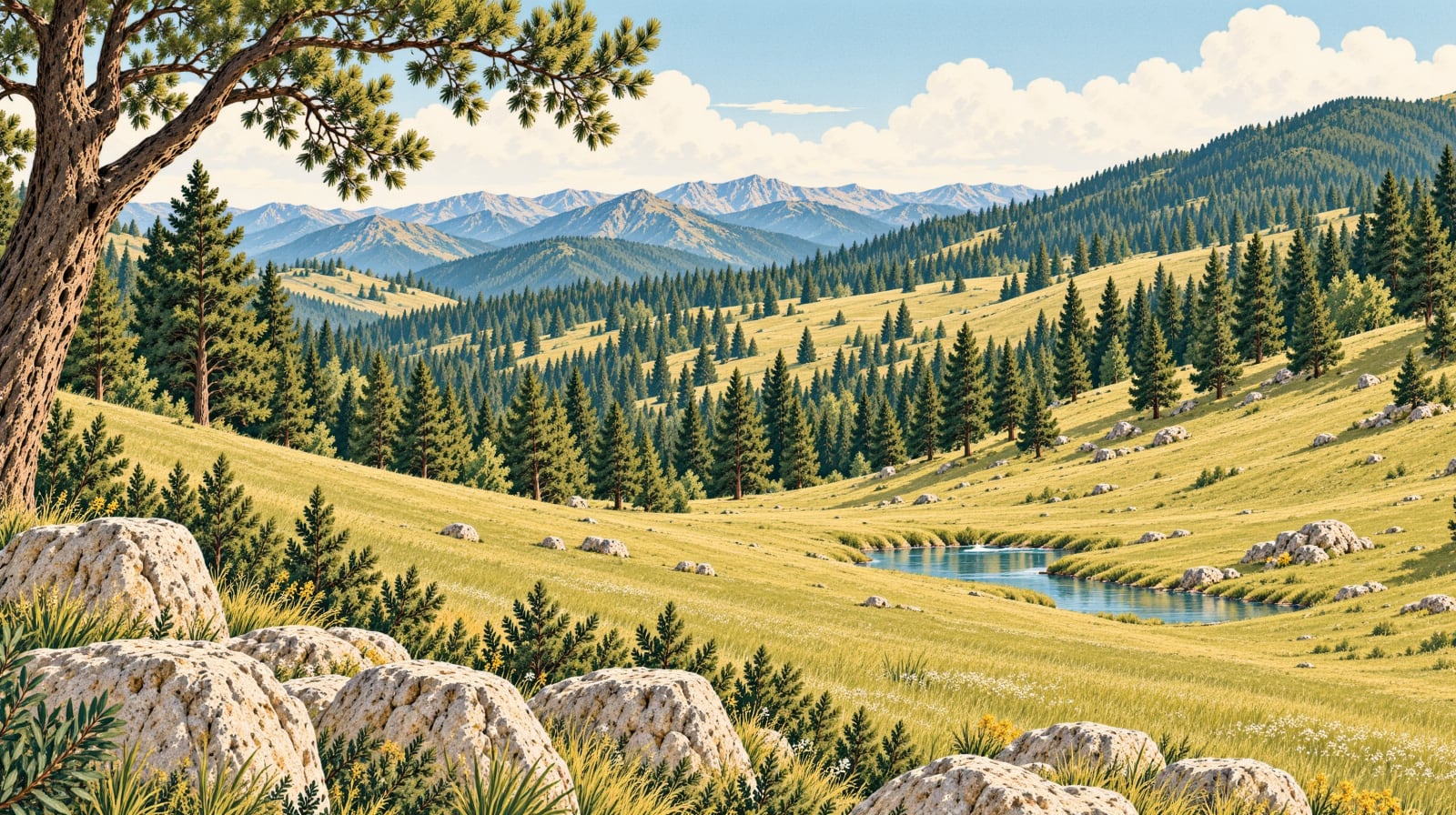 Hasanbeyli- German Pınarı Plateau çizimi, Osmaniye